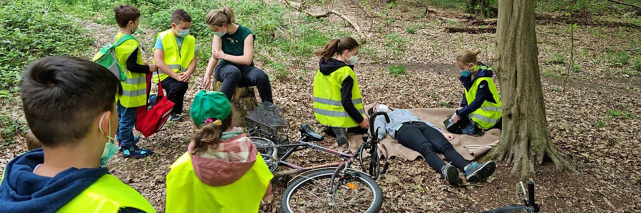 JRK-Übung im Wald